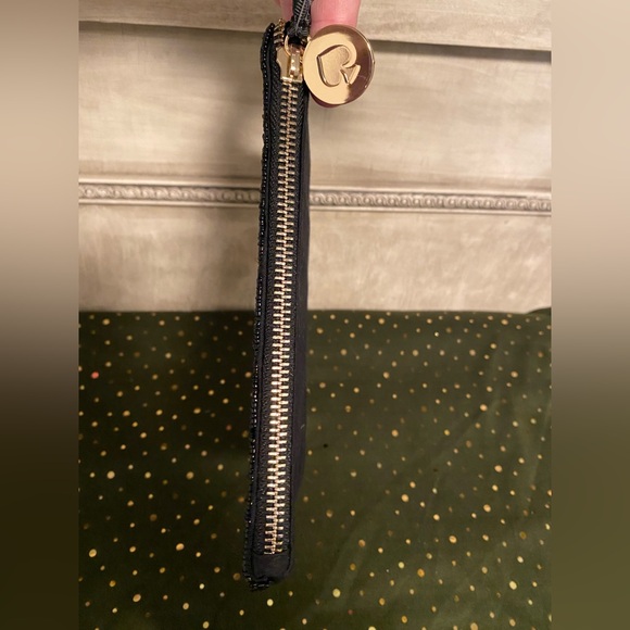 NWT kate spade x Target Champagne and Fries Black Beaded Clutch - Picture 3 of 4